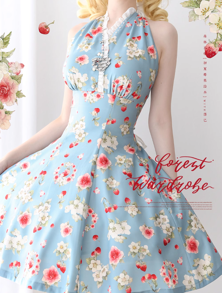 Early Summer Berry Picture Book ワンピース(タイプ2)【Forest Wardrobe】