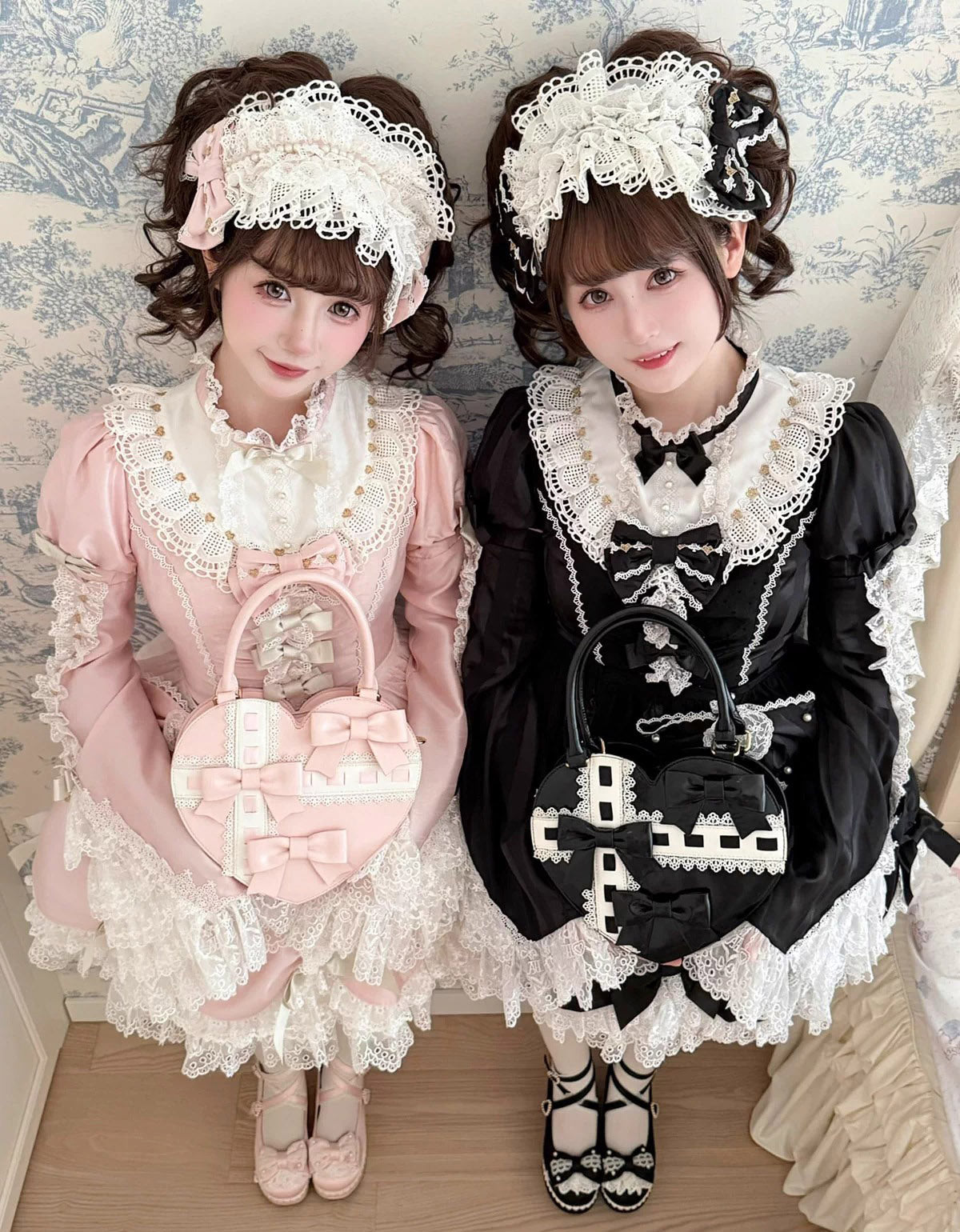 はしごリボンハートバッグ【Sheep Puff】 – Epetice