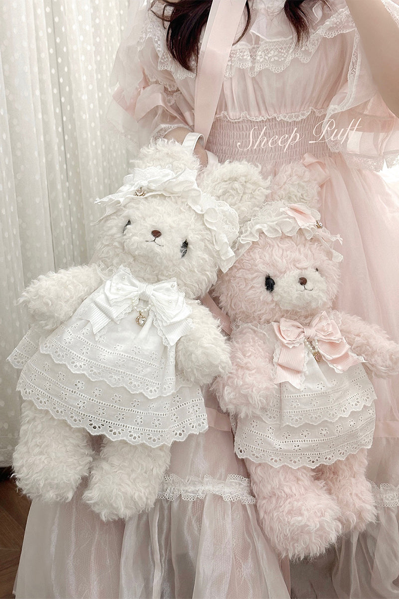 【受注予約~11/13】Rabbit Puff ぬいぐるみバッグ【Sheep Puff】