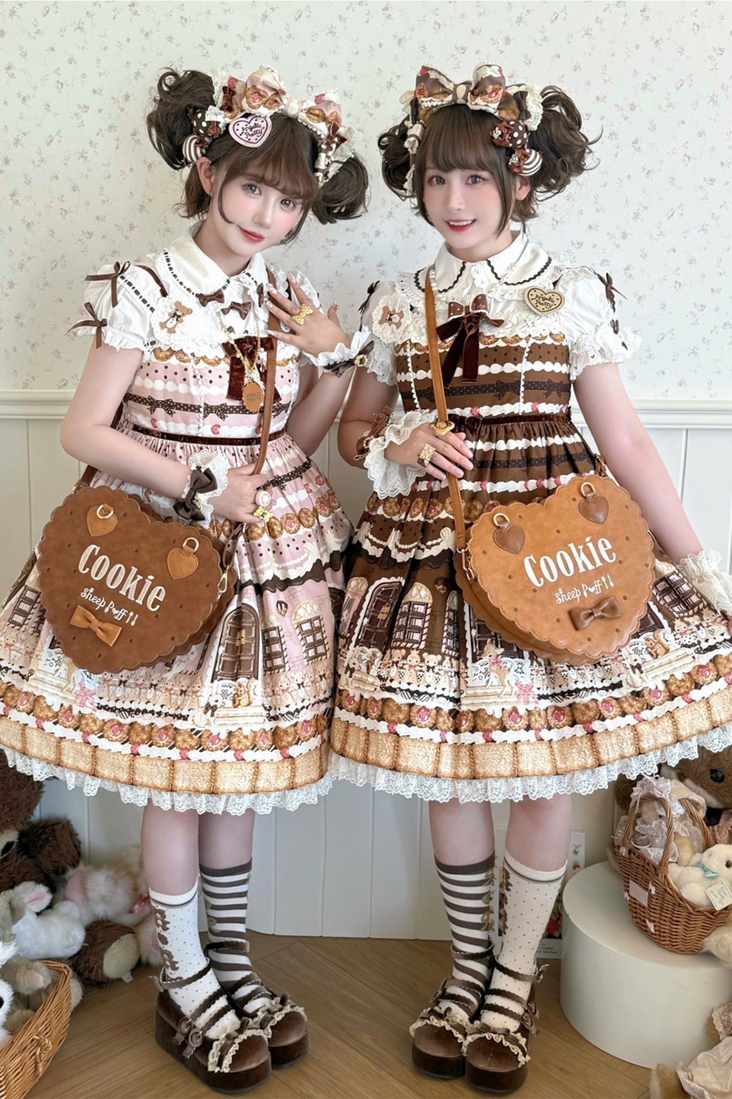 【受注予約~12/3】Biscuit Bear ハンドバッグ【Sheep Puff】