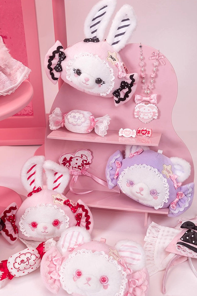 Candy Wrapper ぬいぐるみバッグ・ぬい用アクセサリー【花与珍珠匣