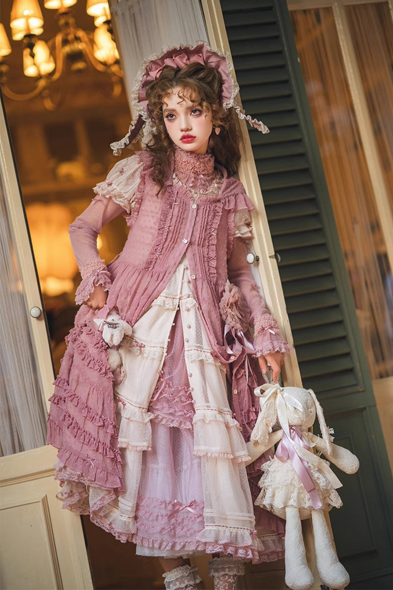 レースうさちゃんバッグ・お洋服【LUCKY BABY】