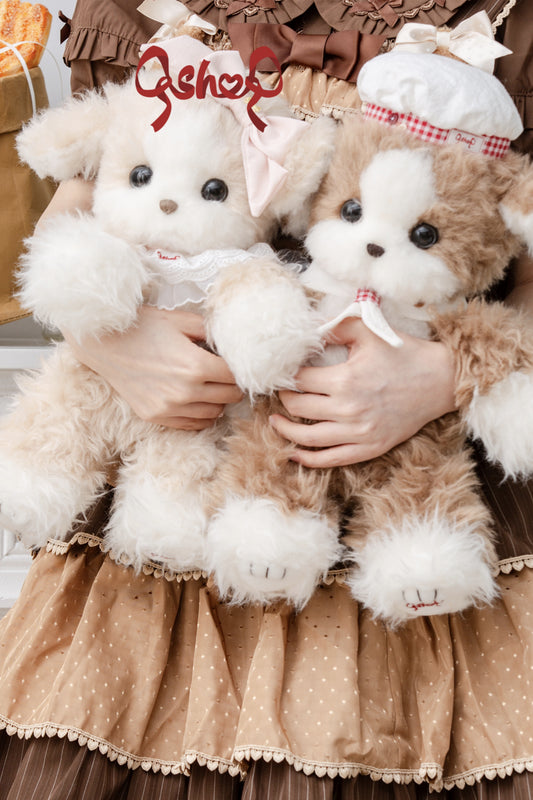 【受注予約~10/5】Twin Puppy ぬいぐるみ・バッグ【QSHOP】