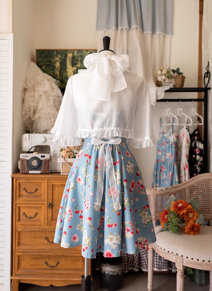 Early Summer Berry Picture Book カーディガン【Forest Wardrobe】