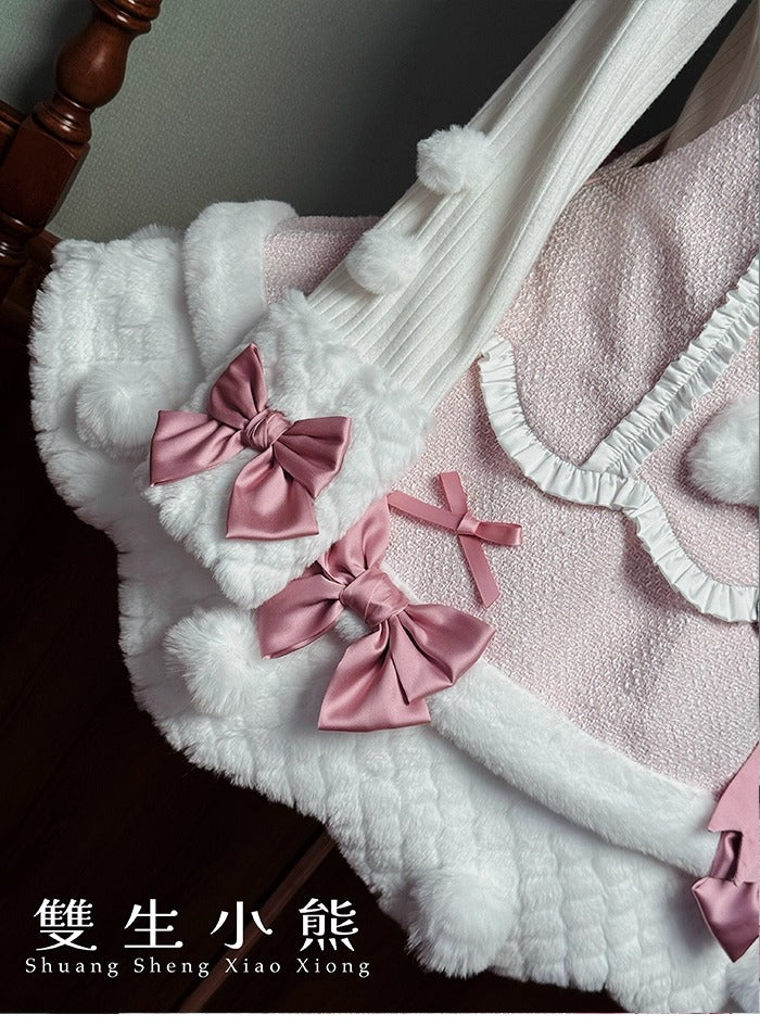 【受注予約~10/23】Frosted Sugar Rabbit ジャンパースカート・サロペット【双生小熊】