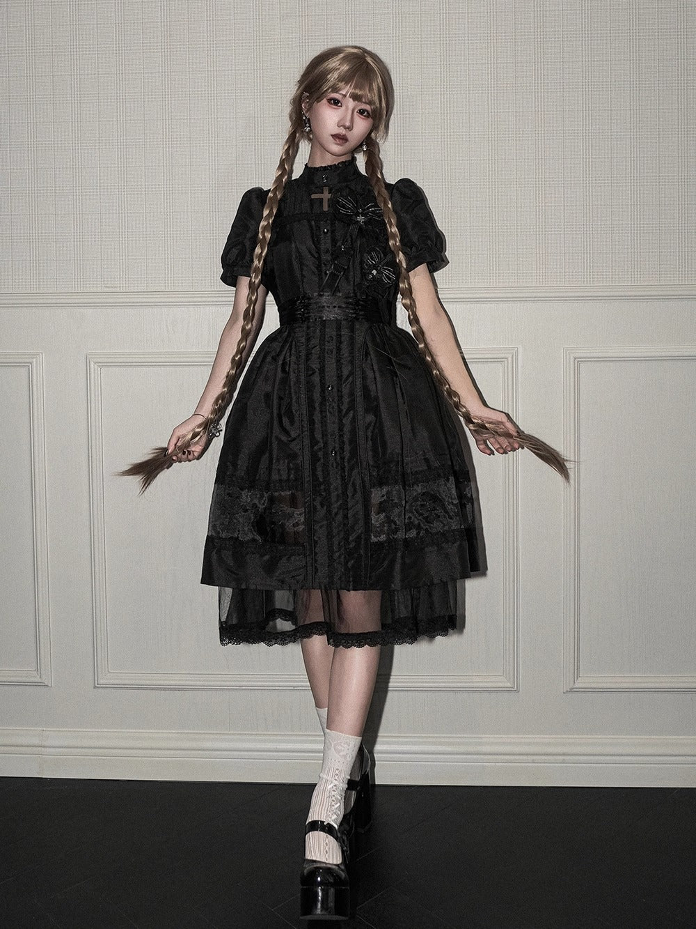 【受注予約~9/2】Spectral Orchid ワンピース(タイプ2)【魔女販售】