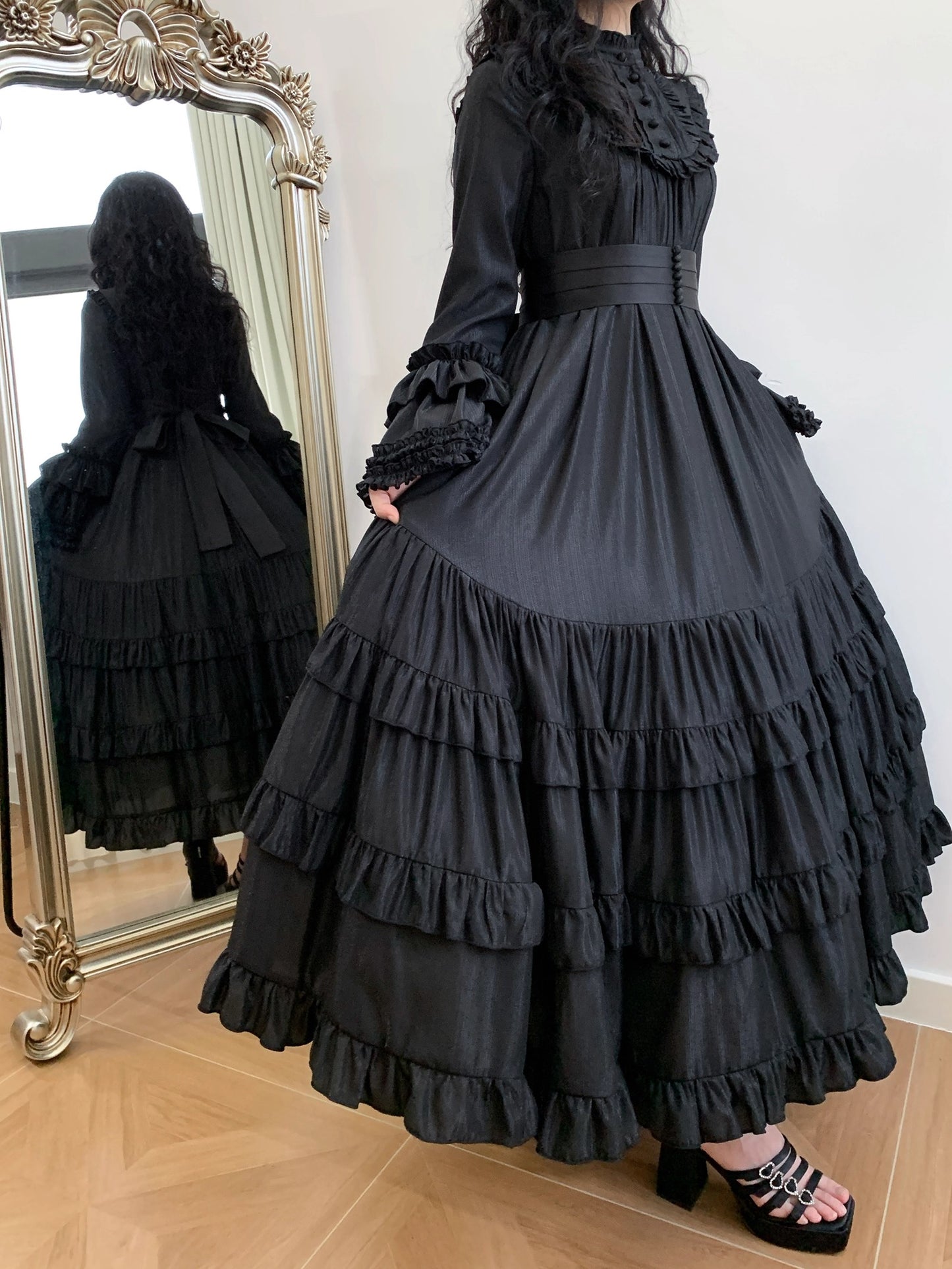 【受注予約~9/25】Princess of Windsor ワンピース・姫袖(プラスロング丈)【Little Dipper】