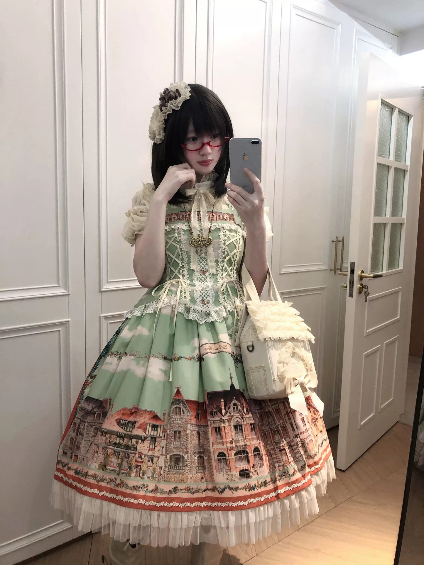 【受注予約~5/6】Dewans Garden Town ワンピース・ジャンパースカート【Cutey Mask】