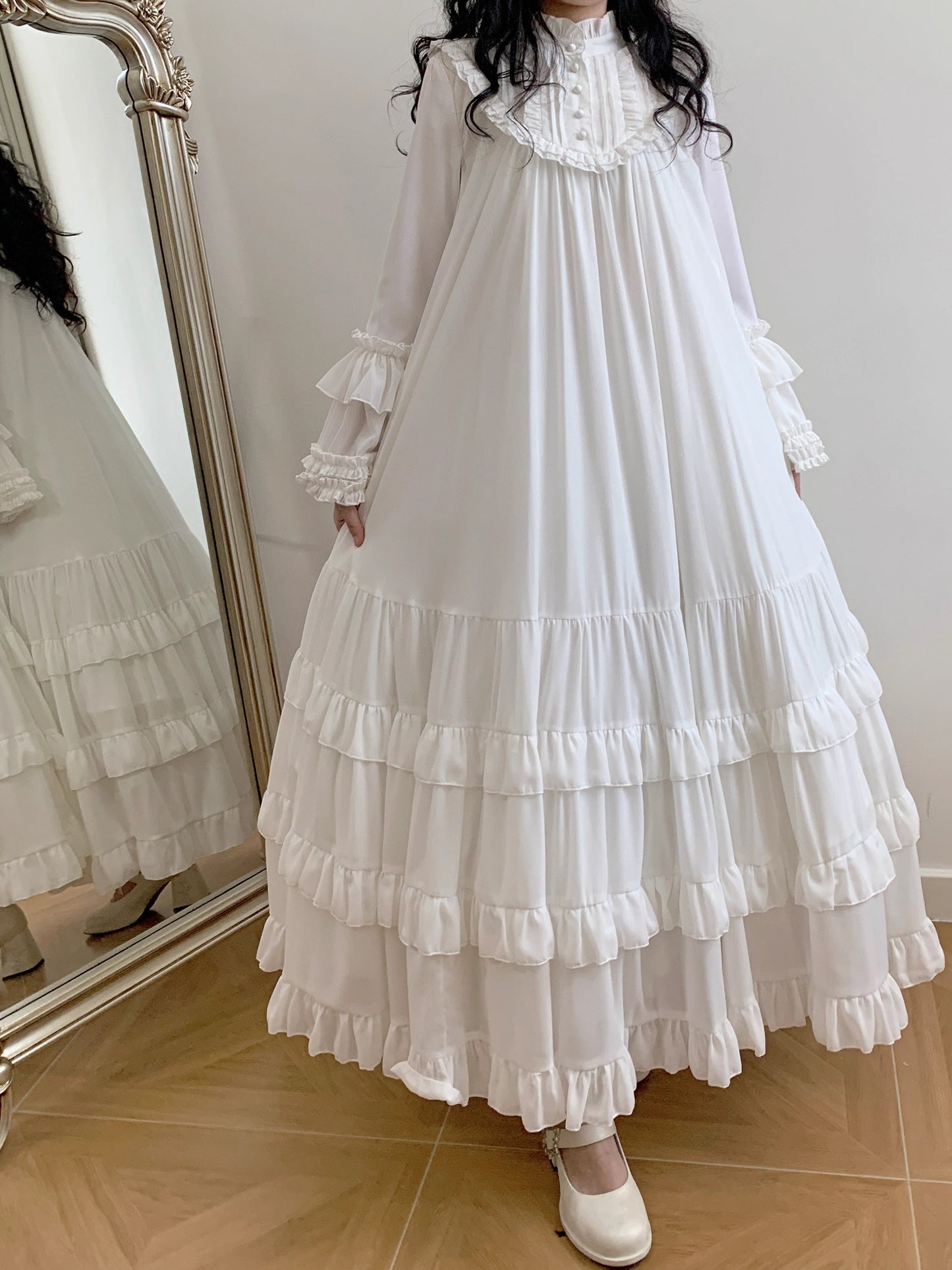 【受注予約~9/25】Princess of Windsor ワンピース・姫袖(プラスロング丈)【Little Dipper】