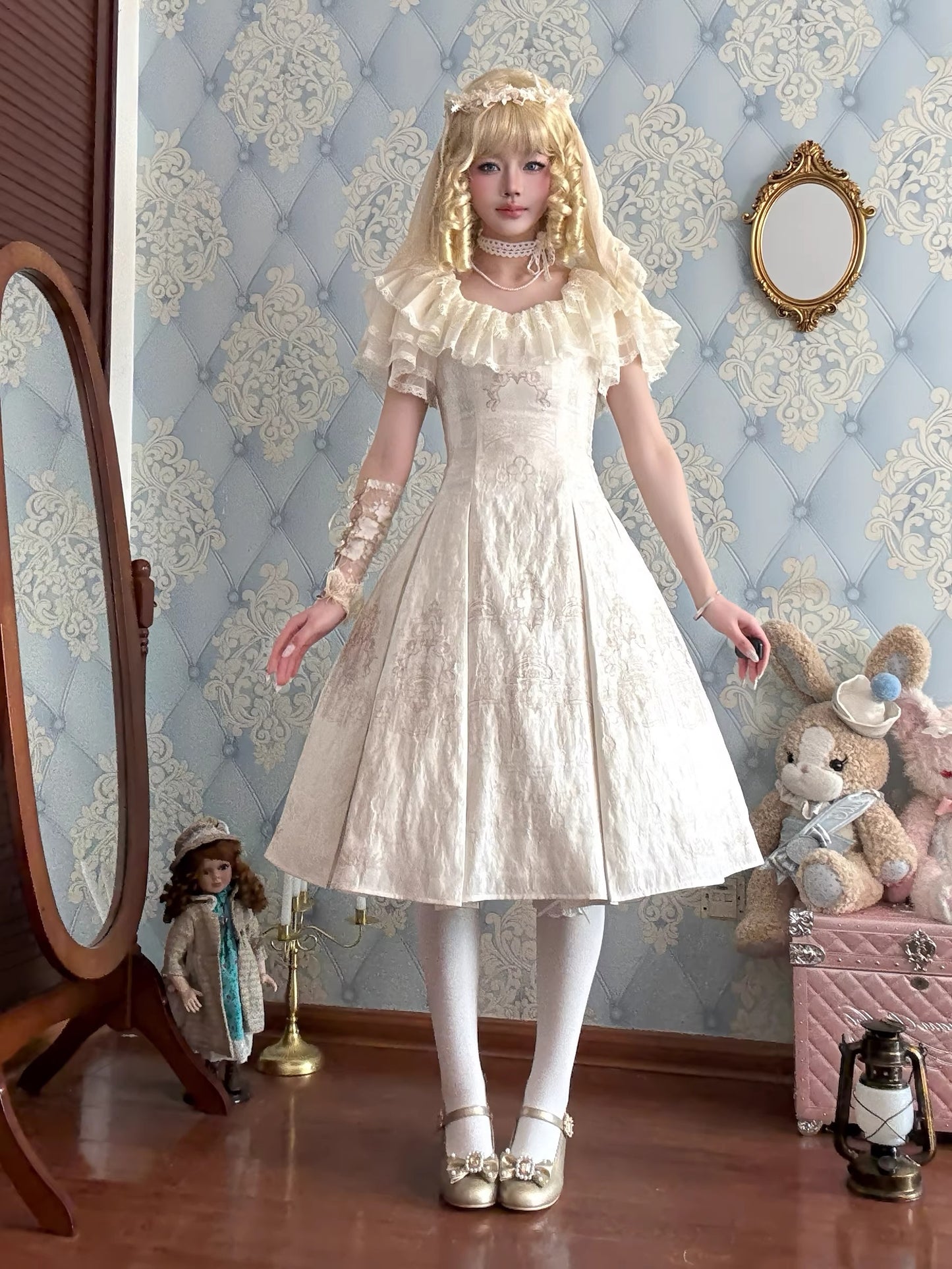 【受注予約~4/9】天使花園 ワンピース（ノーマル丈）【VaultDesign】