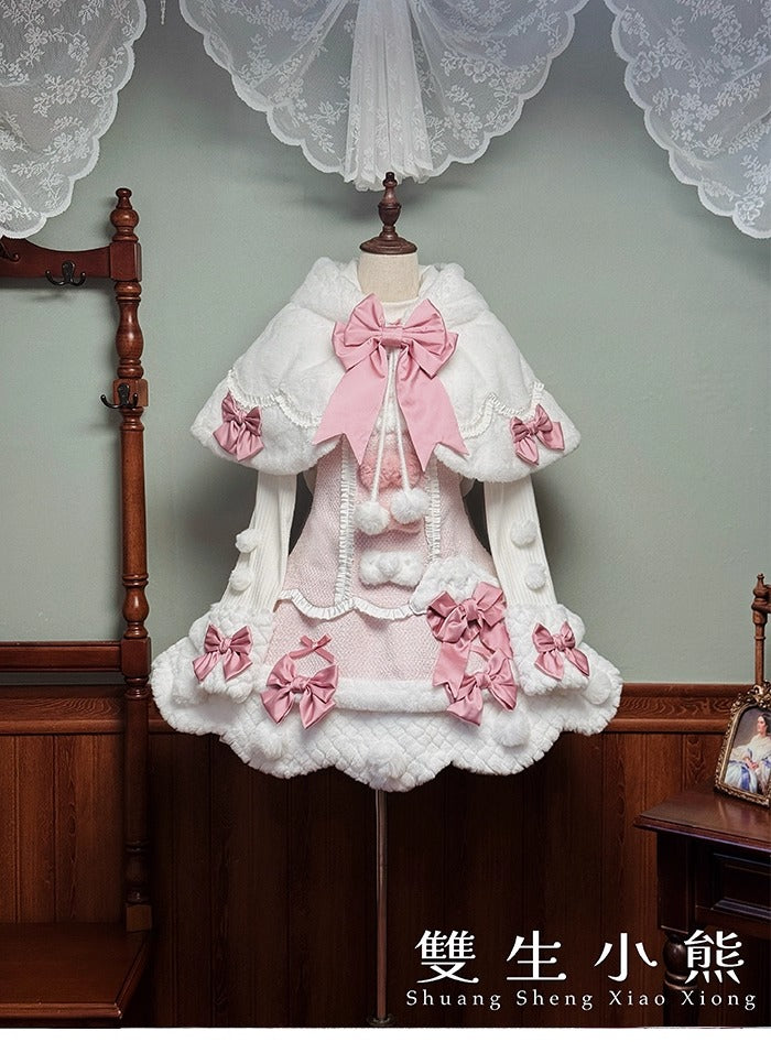 【受注予約~10/23】Frosted Sugar Rabbit ジャンパースカート・サロペット【双生小熊】