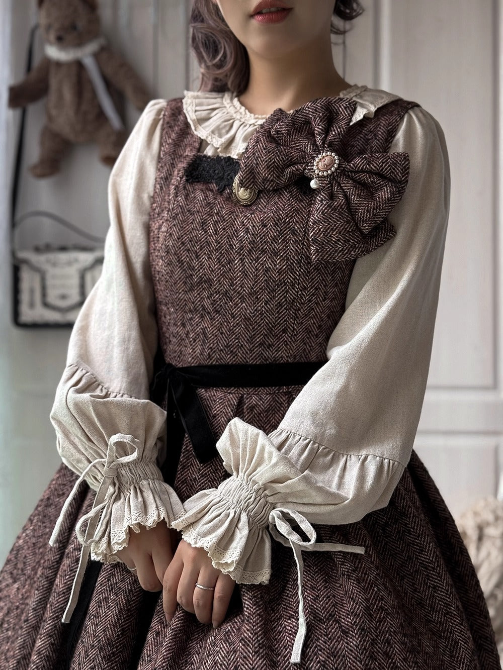 【受注予約~11/30】Earl Gray Tea 2.0 ジャンパースカート【Miss Cube】