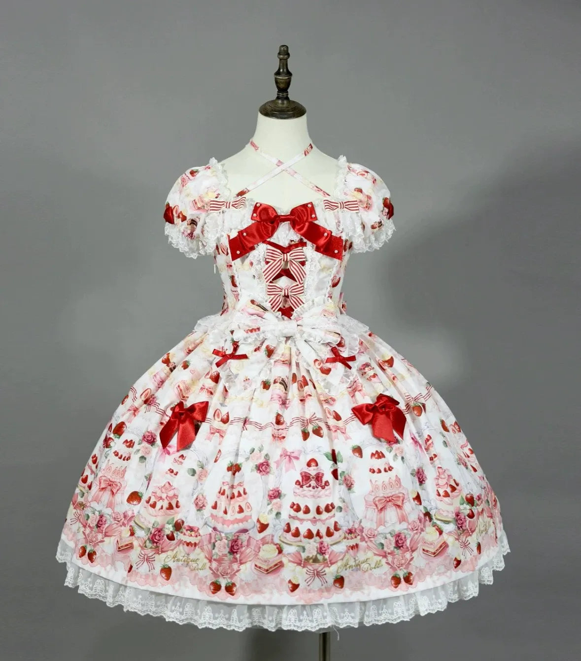 【受注予約~9/28】イチゴと花束 3.0 ワンピース・フルセット【Antique Doll】