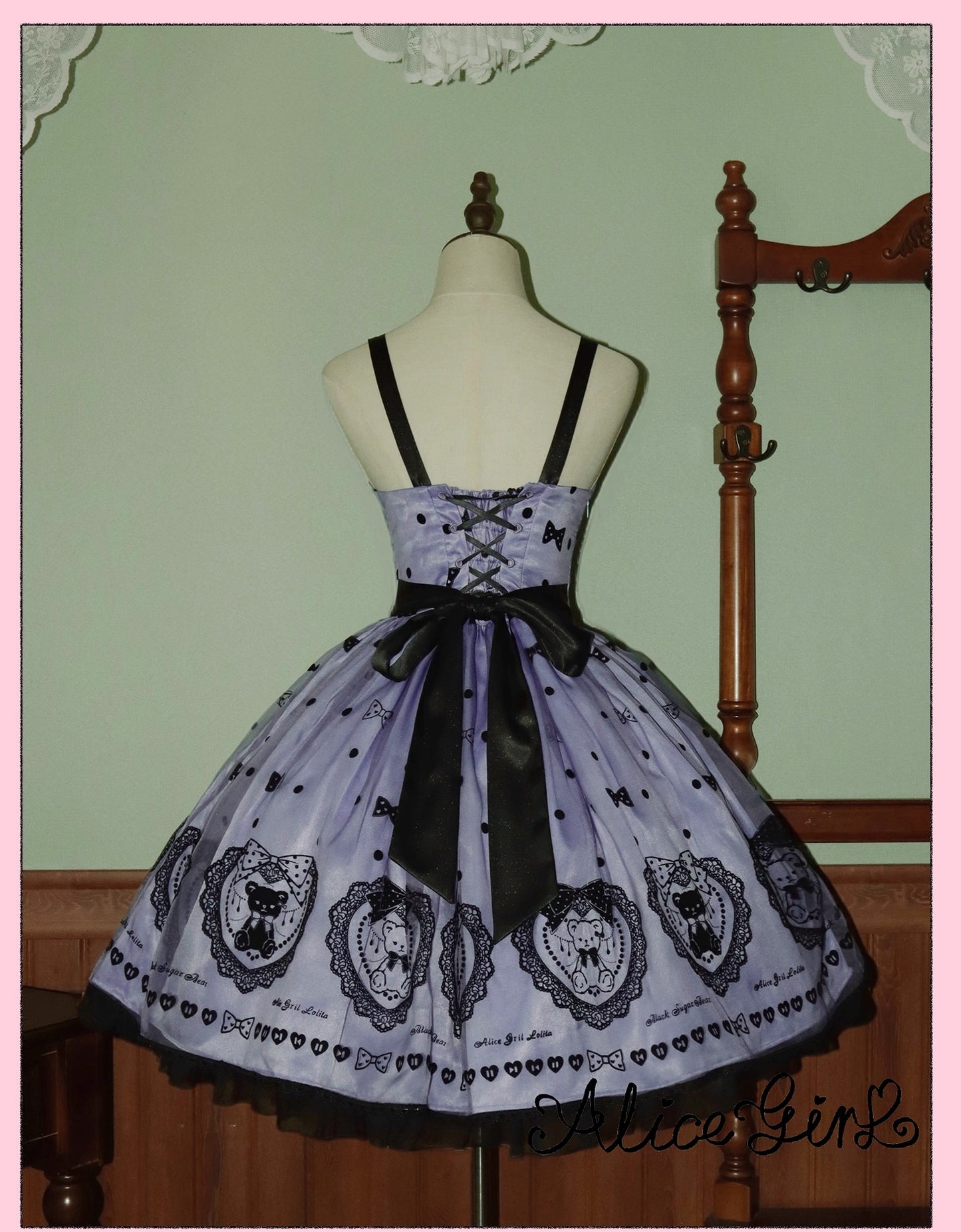 【受注予約~9/16】Brown Sugar Bear ジャンパースカート【Alice Girl】