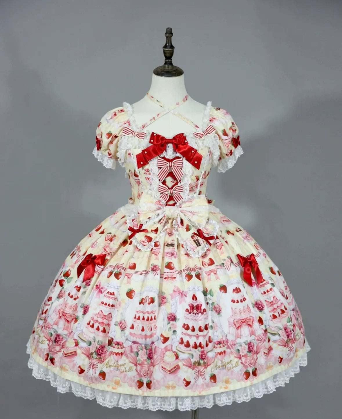 【受注予約~9/28】イチゴと花束 3.0 ワンピース・フルセット【Antique Doll】