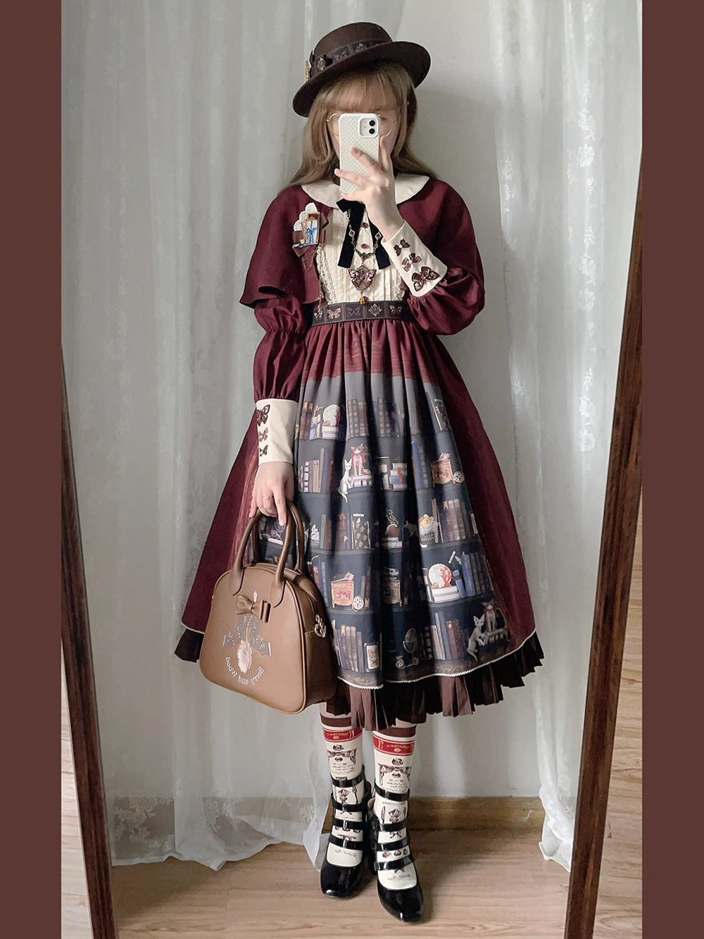 【受注予約~11/6】German Bookshelf ワンピース【Miss Point】