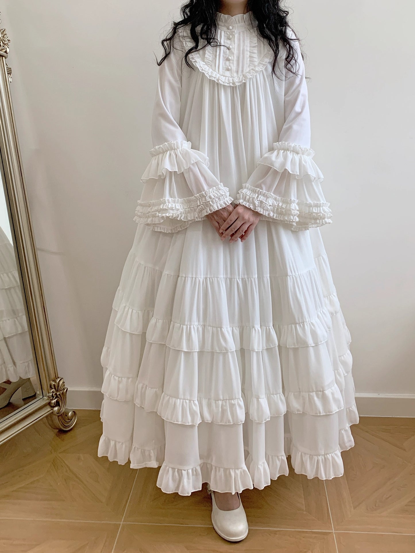 【受注予約~9/25】Princess of Windsor ワンピース・姫袖(プラスロング丈)【Little Dipper】