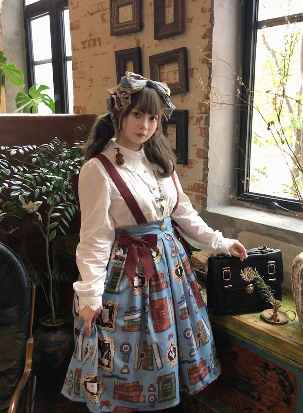 【受注予約~10/22】Wheat Book サロペット【Miss Cube】