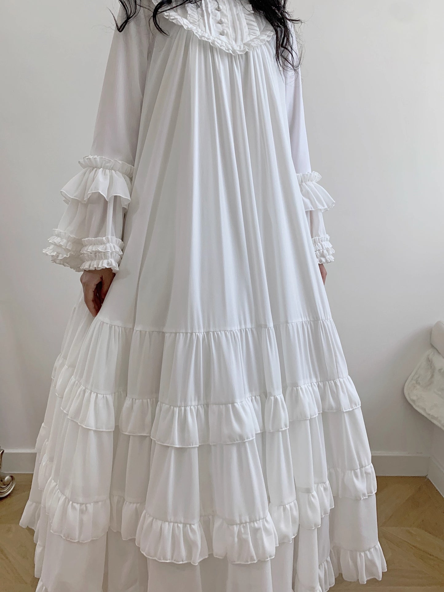 【受注予約~9/25】Princess of Windsor ワンピース・姫袖(プラスロング丈)【Little Dipper】