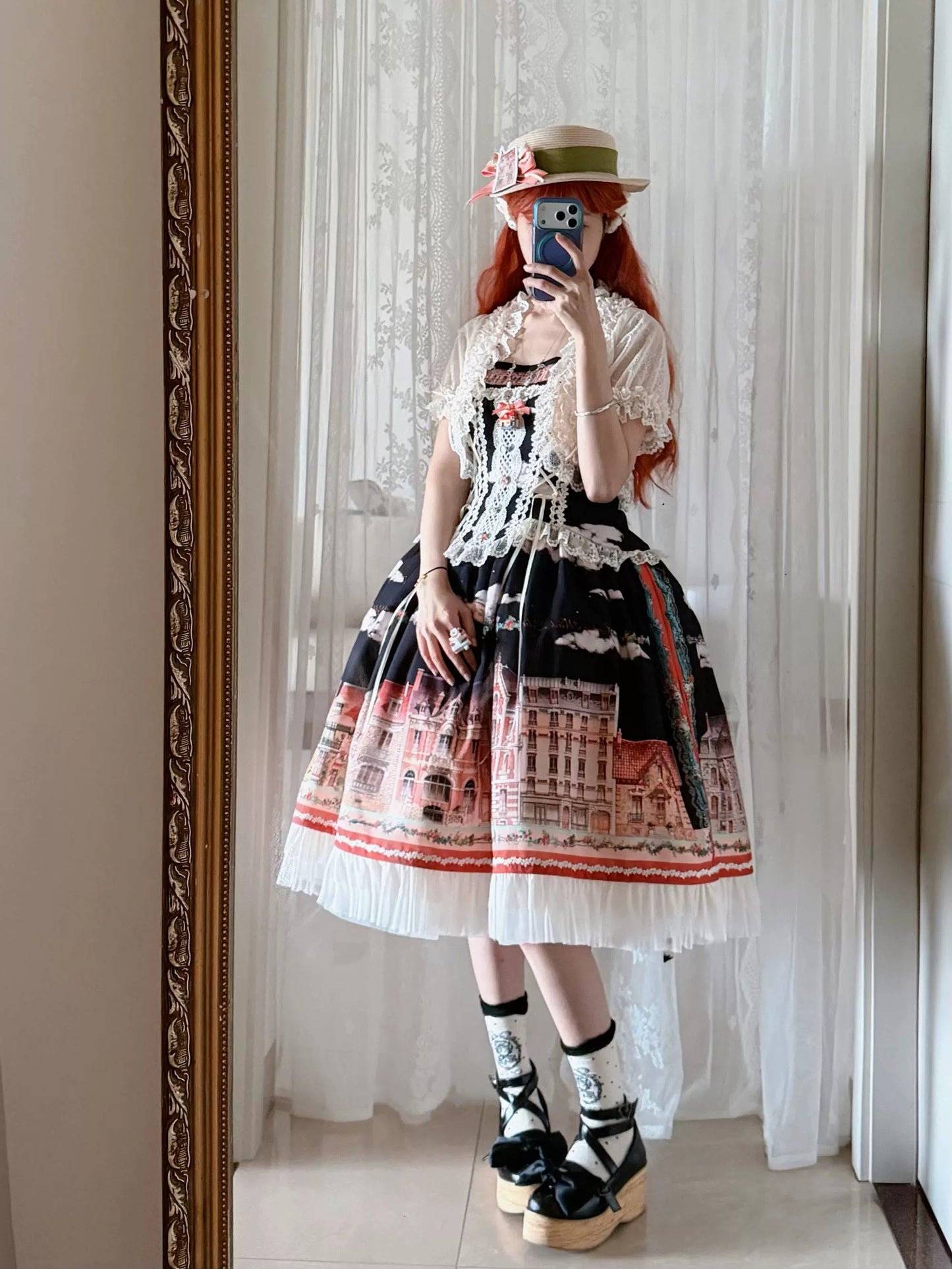 【受注予約~5/6】Dewans Garden Town カーディガン【Cutey Mask】