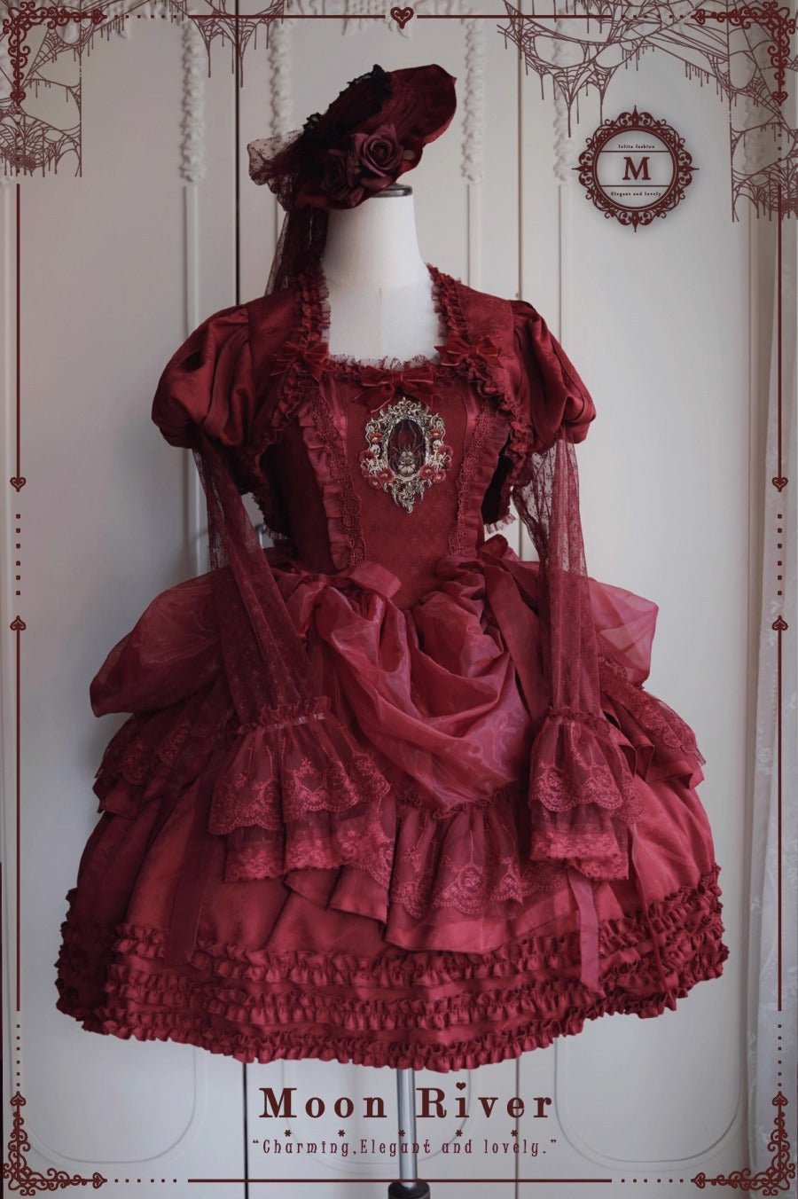 【受注予約~12/11】月光蜘蛛 ケープ・ボレロ【Moon River】