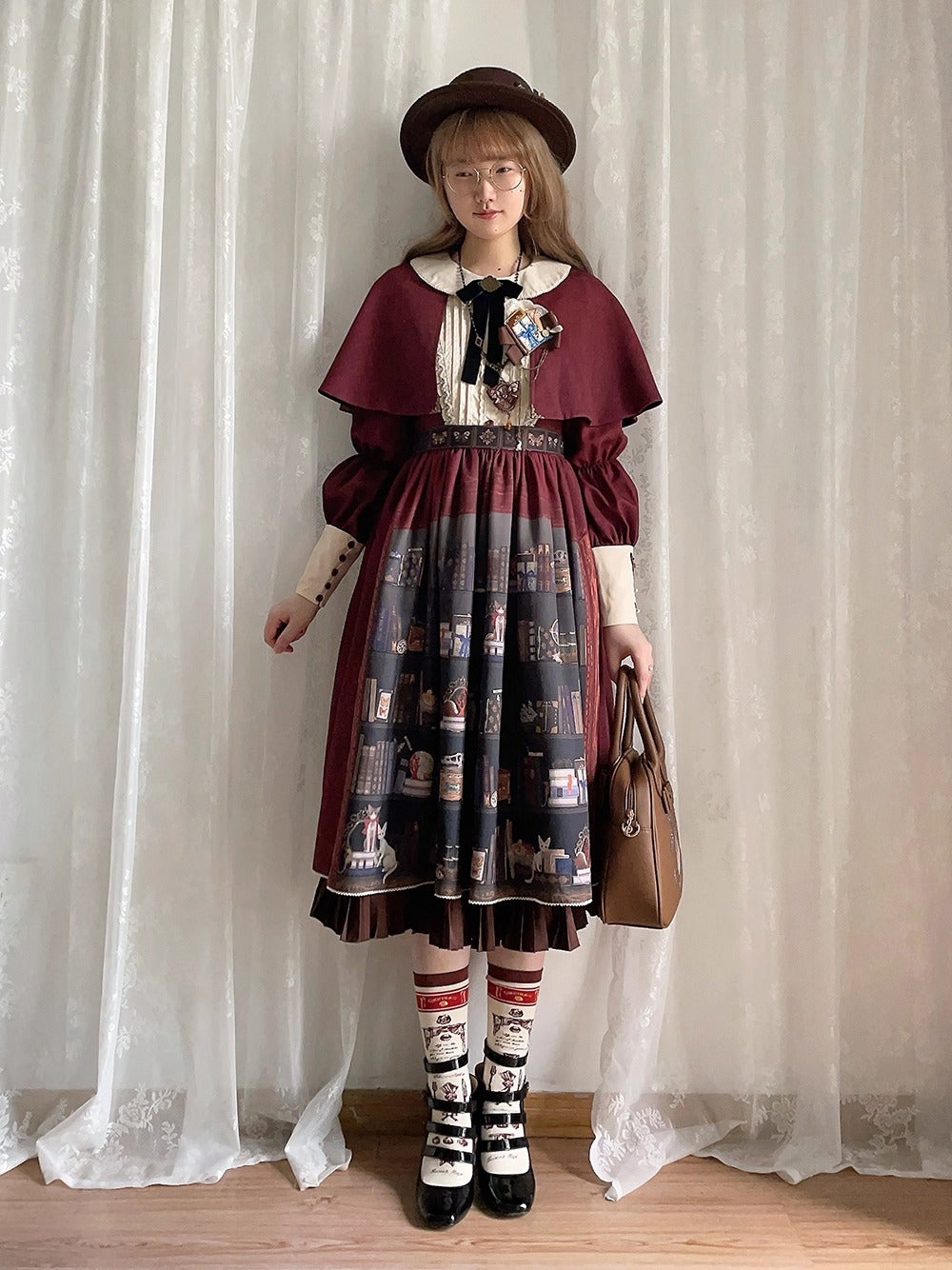 【受注予約~11/6】German Bookshelf ワンピース【Miss Point】