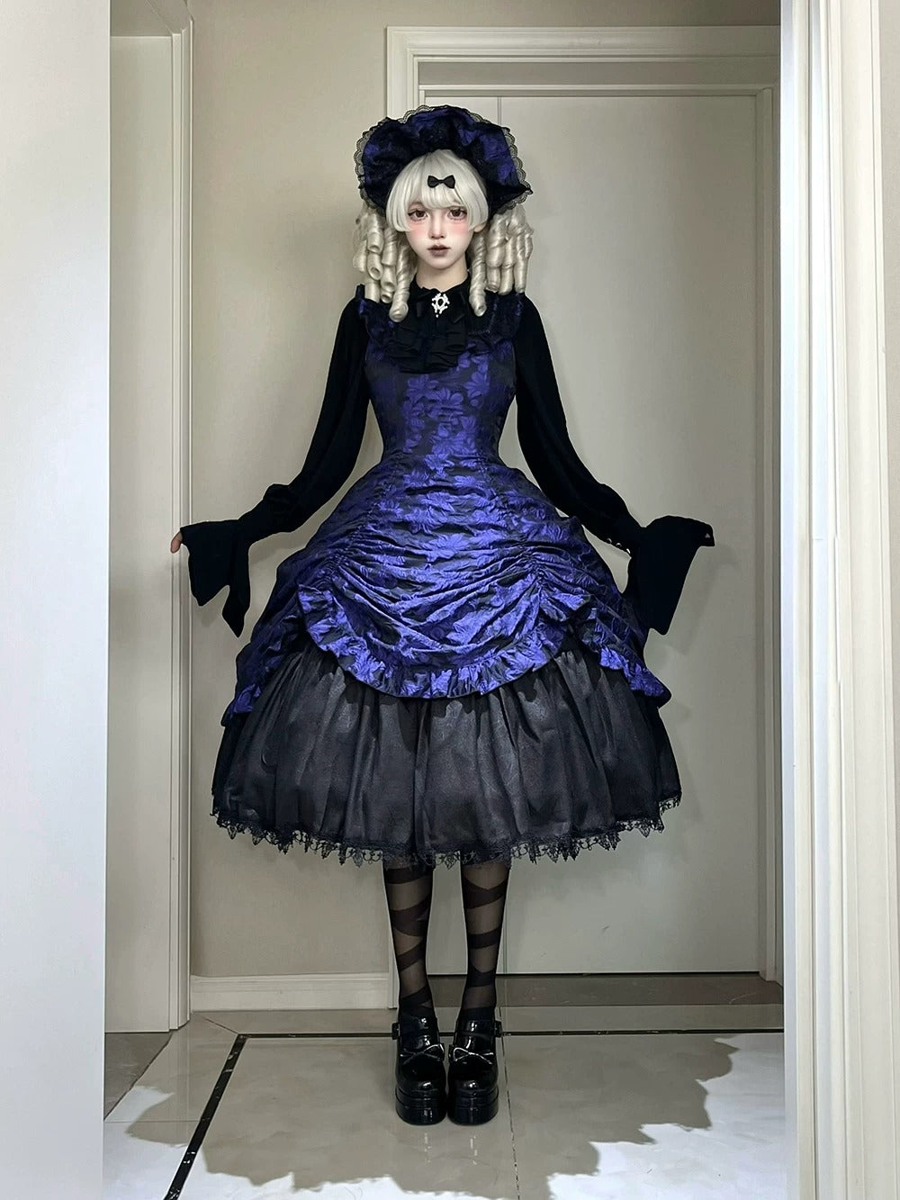 【受注予約~8/27】Midnight Lily ジャンパースカート【Miss Cube】