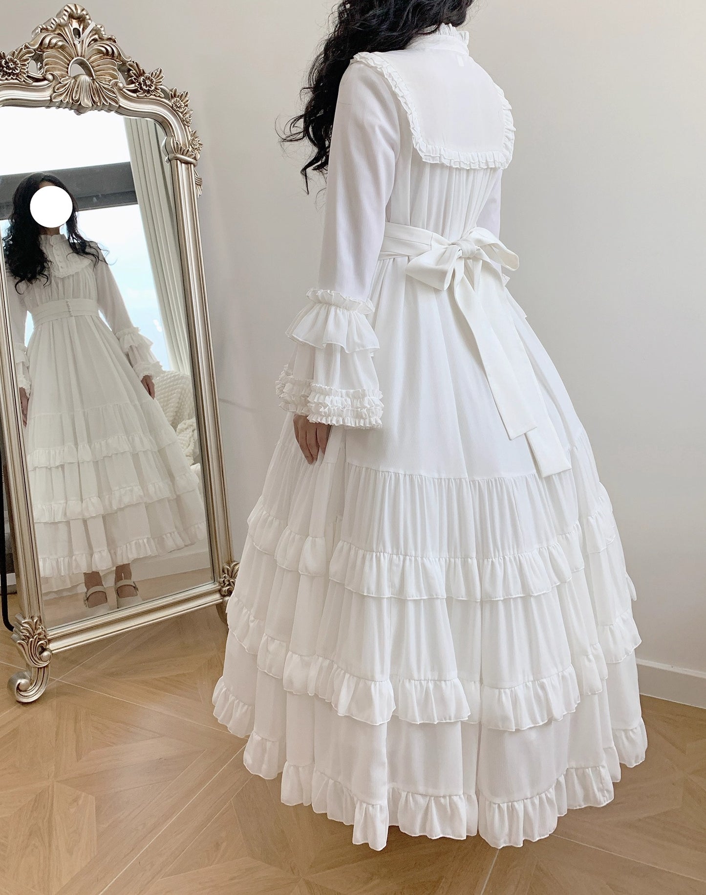 【受注予約~9/25】Princess of Windsor ワンピース・姫袖(プラスロング丈)【Little Dipper】