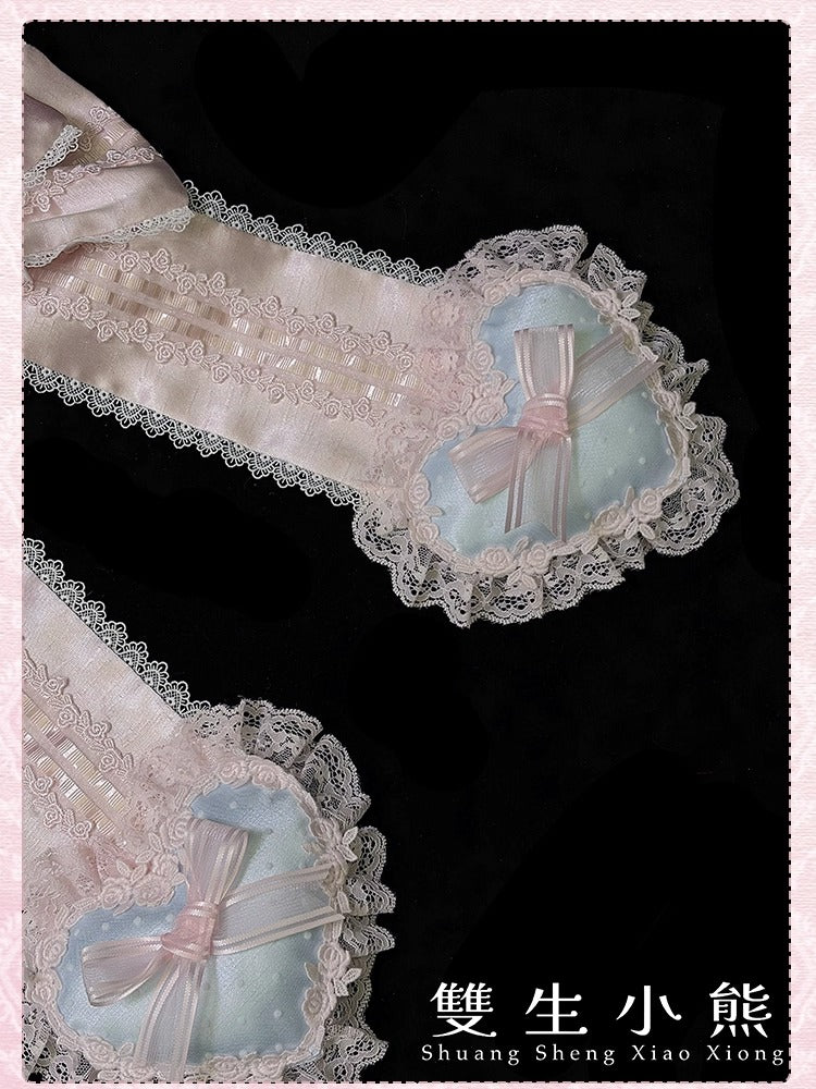 【受注予約~12/25】Love Heart アクセサリー【双生小熊】