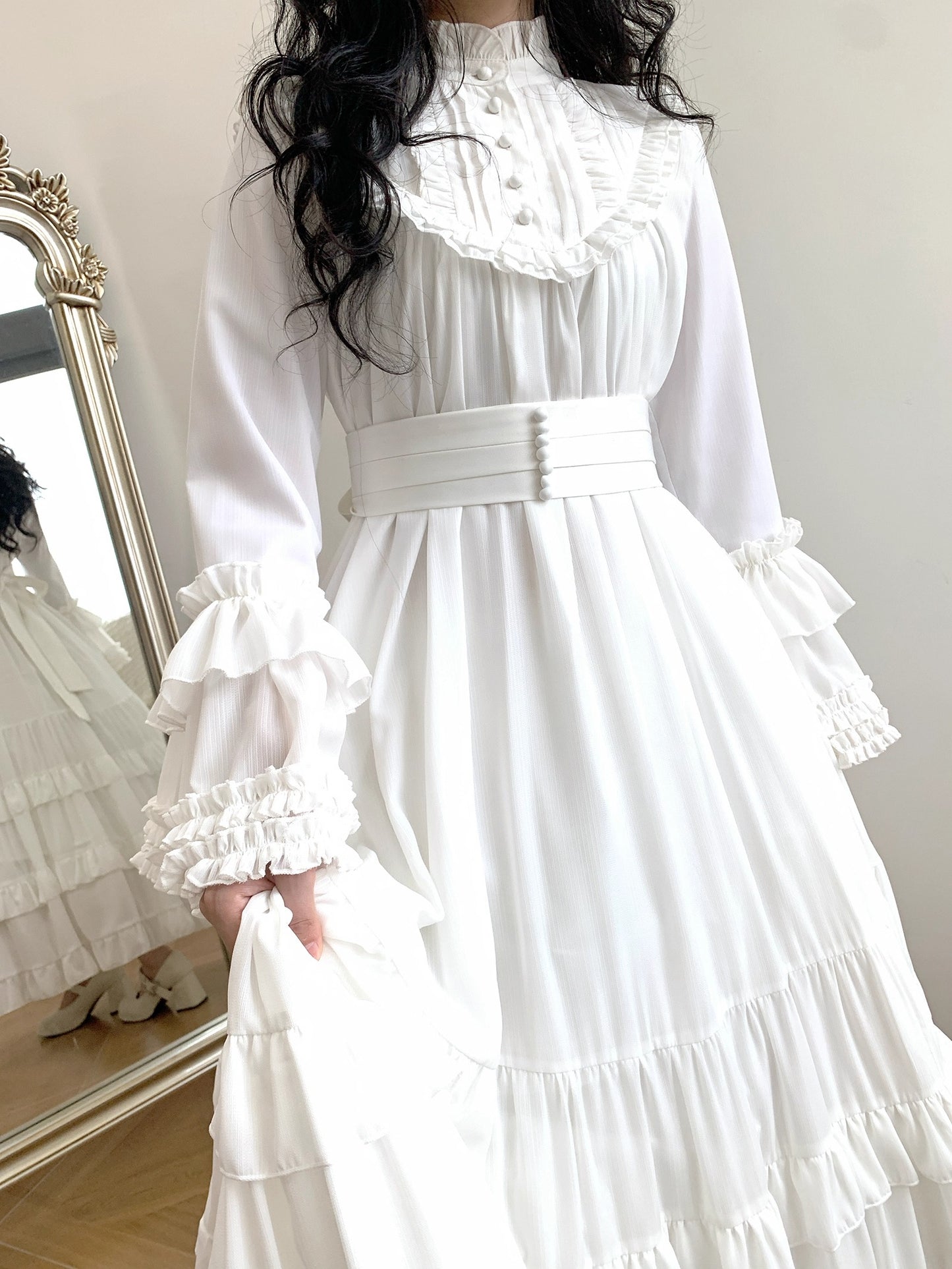 【受注予約~9/25】Princess of Windsor ワンピース・姫袖(プラスロング丈)【Little Dipper】