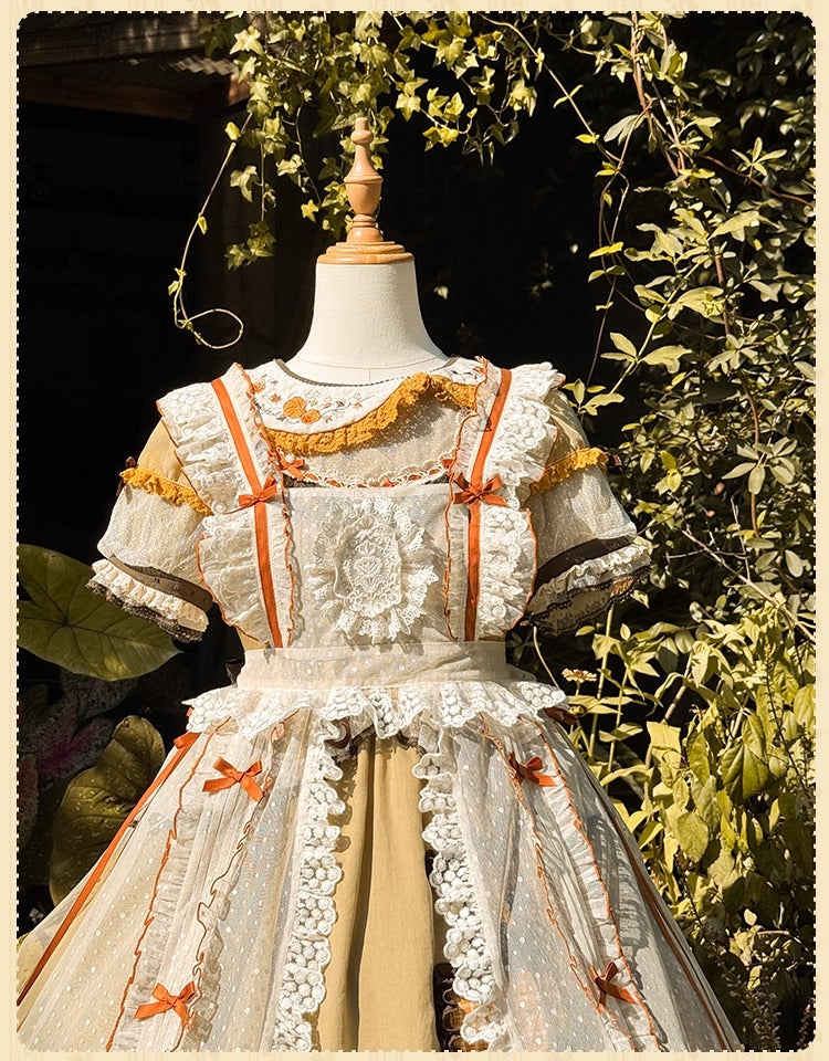 [Pre-orders open until October 2nd] Autumn Harvest in the Hill One-Piece Dress [Flowers and Pearl Box]