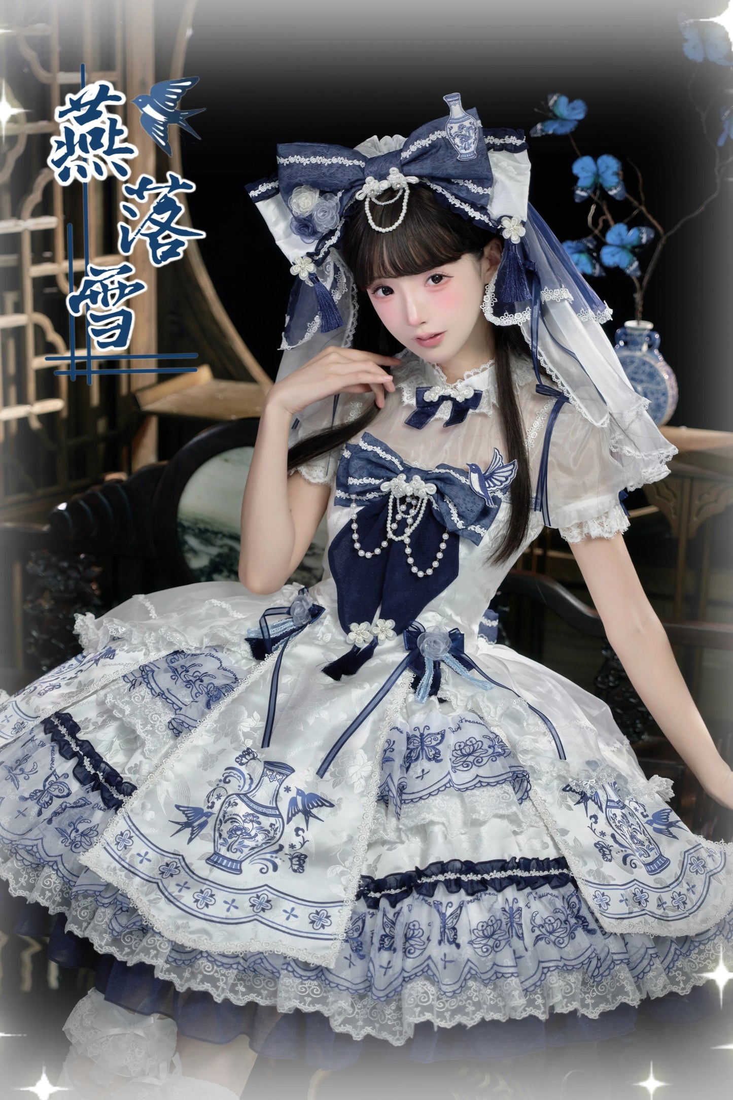 【受注予約~9/13】ユキツバメ ワンピース【Discovering Treasures Studio】