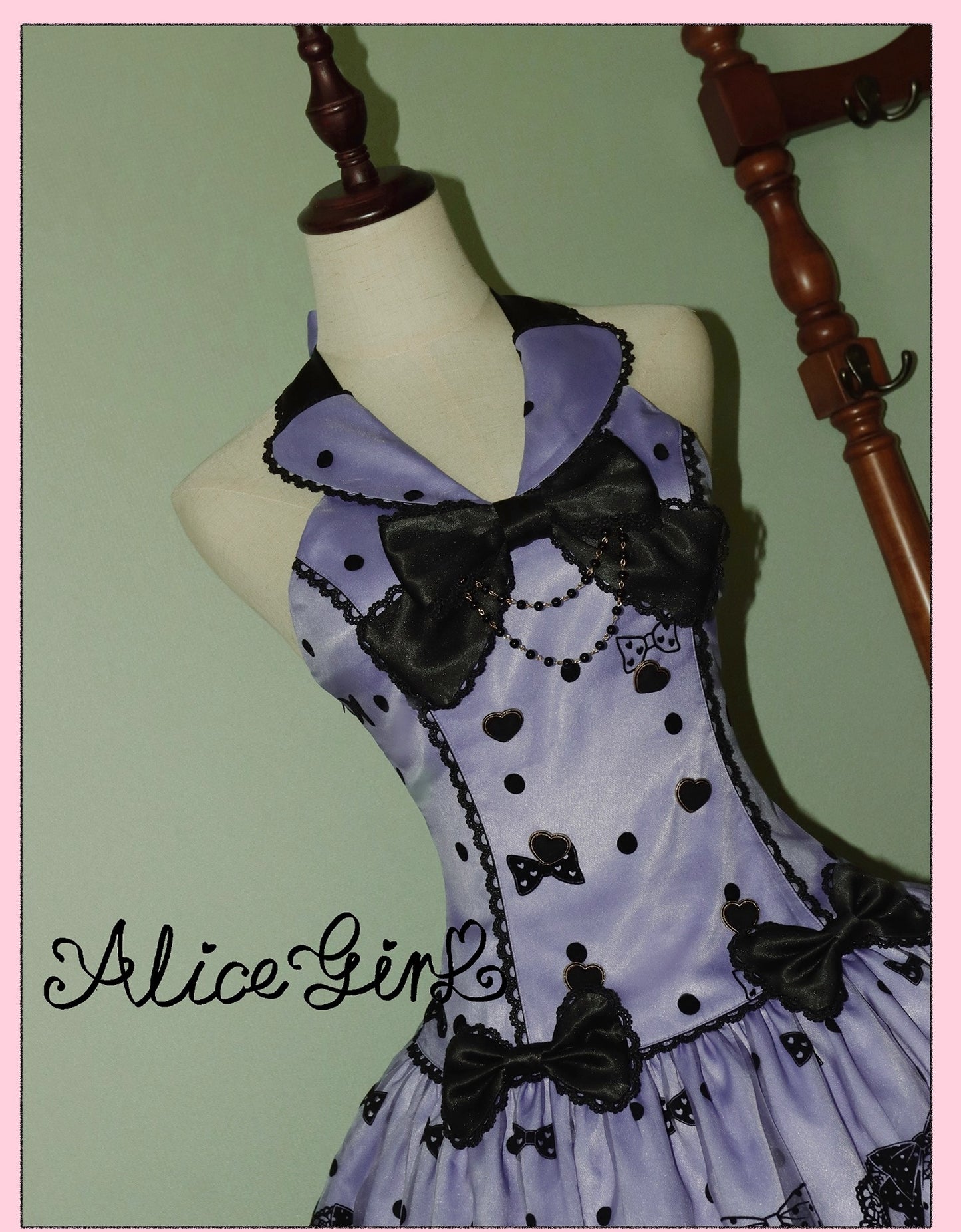 【受注予約~9/16】Brown Sugar Bear ワンピース【Alice Girl】