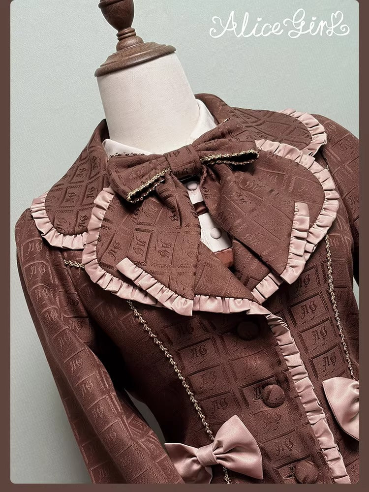 【受注予約~3/3】Chocolate Bear ジャンパースカート・スカート【Alice Girl】