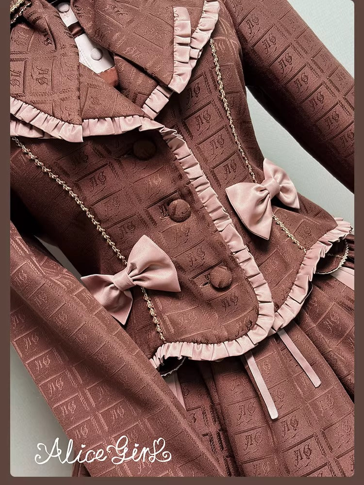 【受注予約~3/3】Chocolate Bear ジャンパースカート・スカート【Alice Girl】