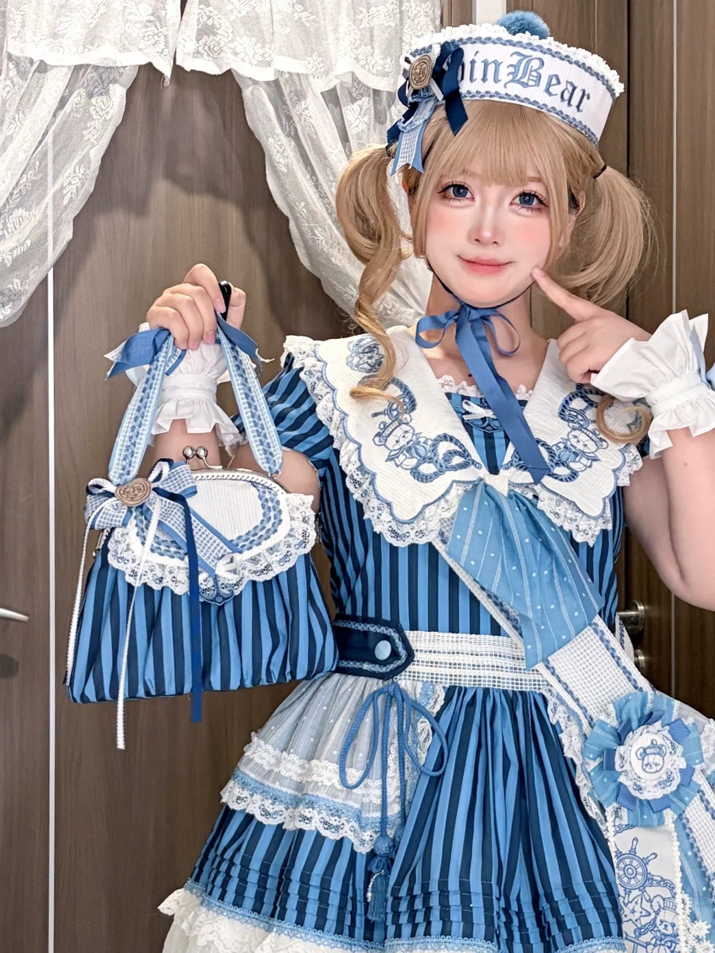【受注予約~6/28】Antique Sailor Bear アクセサリー【双生小熊】