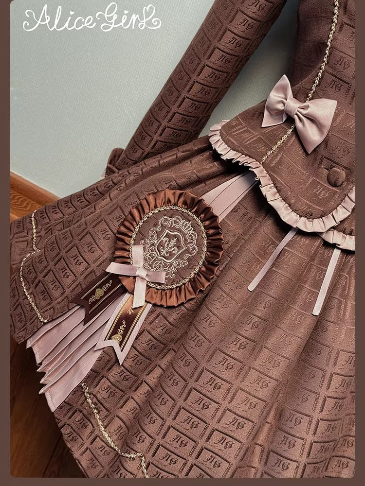 【受注予約~3/3】Chocolate Bear ジャンパースカート・スカート【Alice Girl】