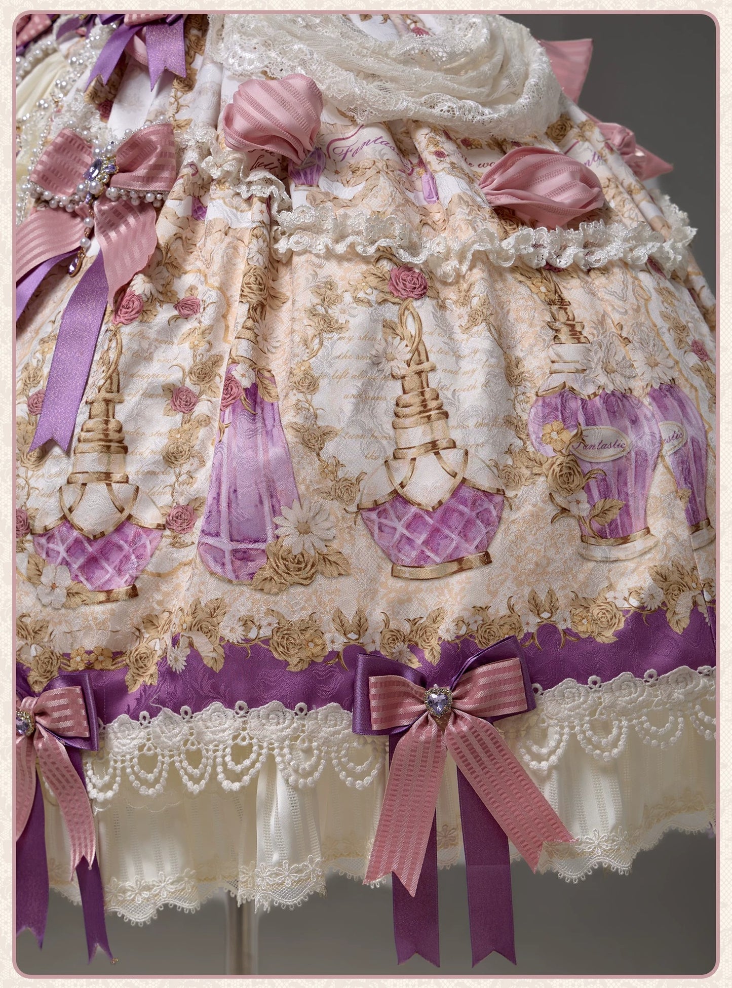 【受注予約~6/16】Antique Jewel Fragrance ジャンパースカート・フルセット【双生小熊】