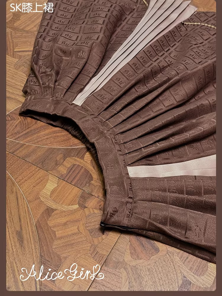 【受注予約~3/3】Chocolate Bear ジャンパースカート・スカート【Alice Girl】