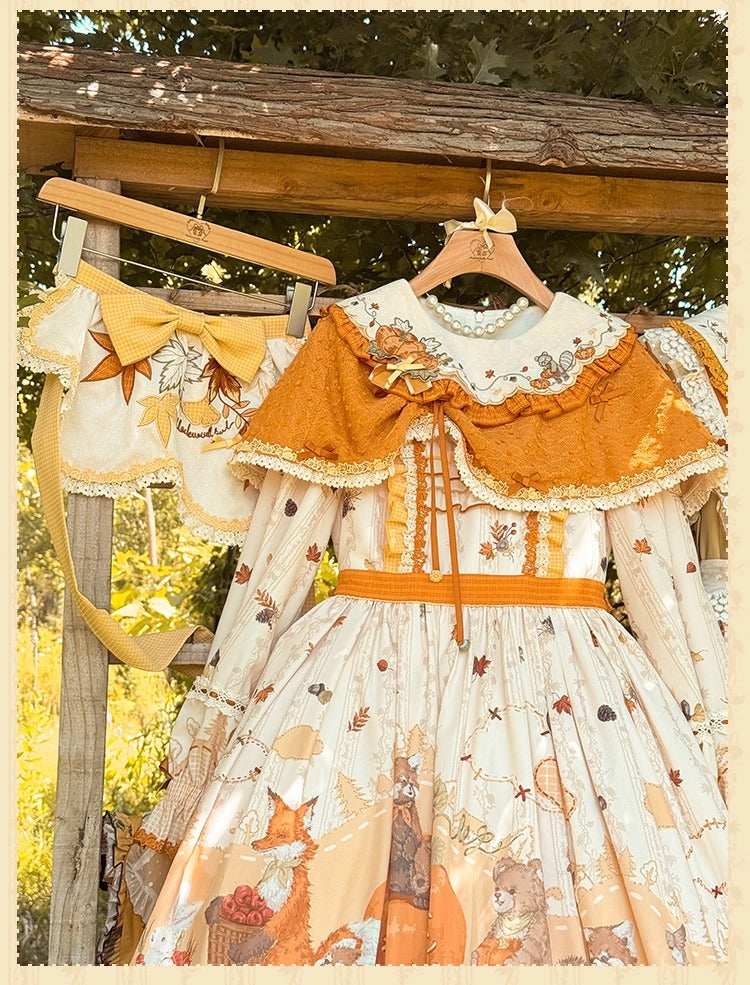 [Pre-orders open until October 2nd] Autumn Harvest in the Hill One-Piece Dress [Flowers and Pearl Box]
