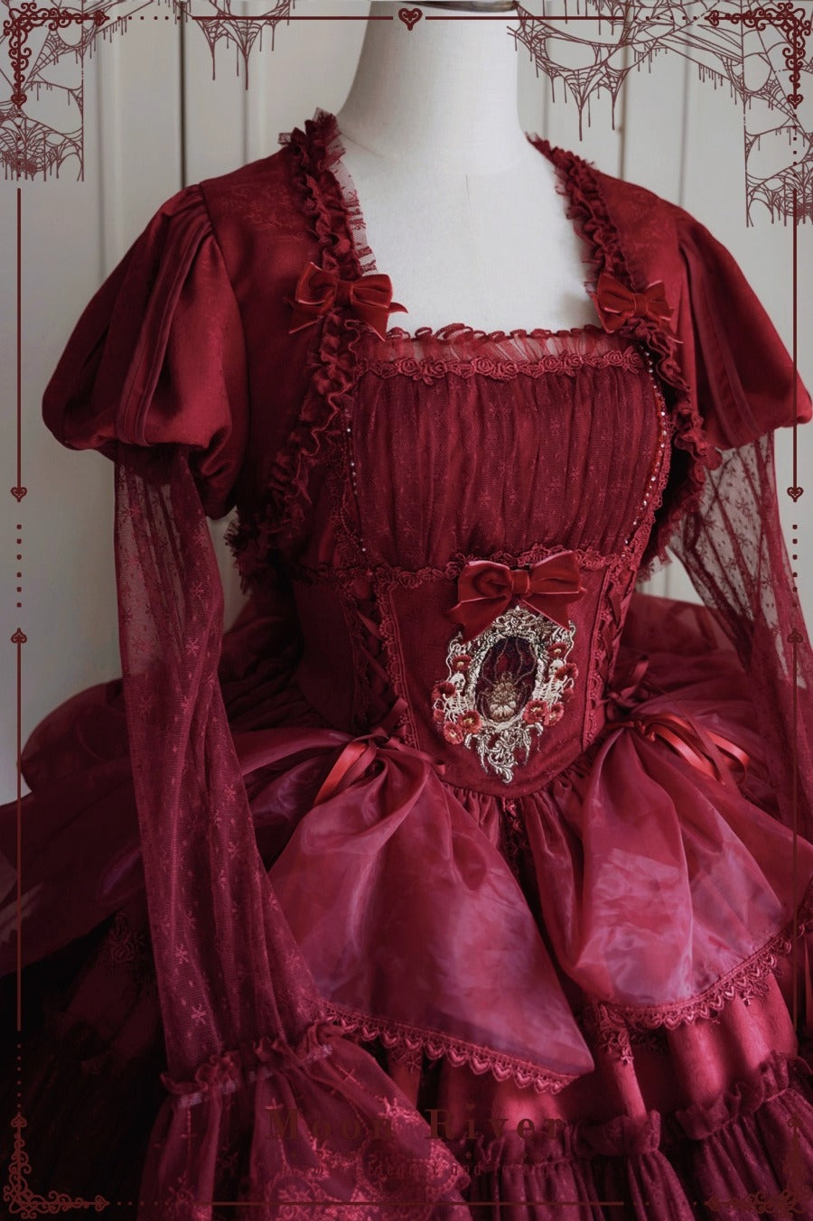 【受注予約~12/11】月光蜘蛛 ケープ・ボレロ【Moon River】