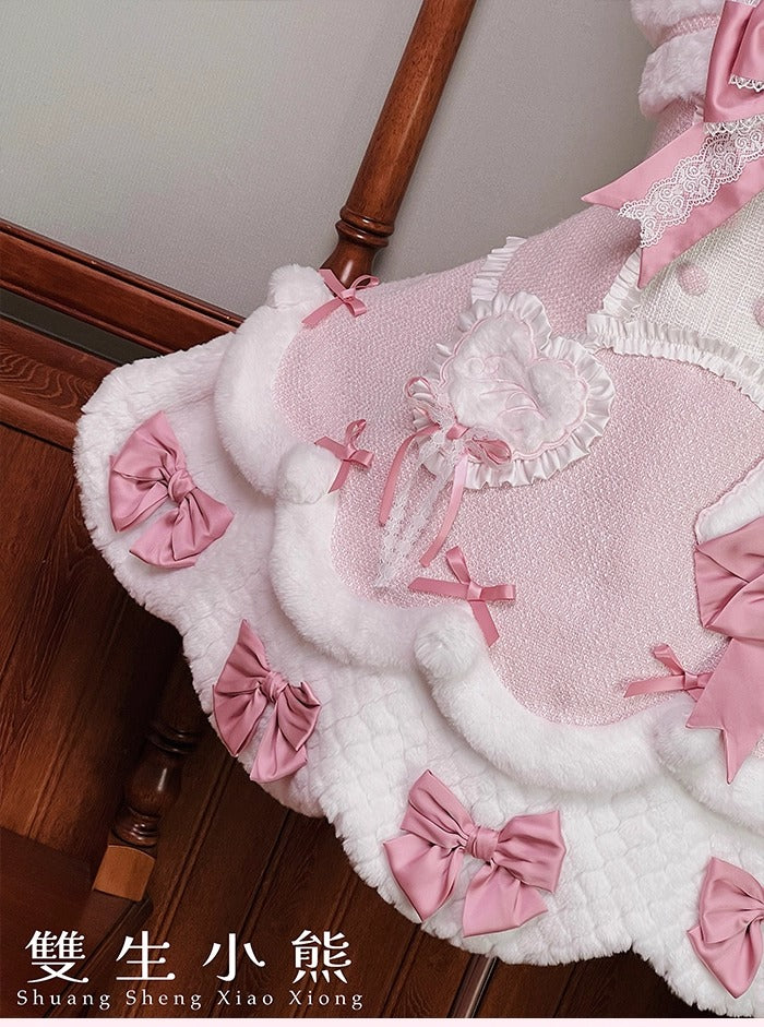 【受注予約~10/23】Frosted Sugar Rabbit ジャンパースカート・サロペット【双生小熊】