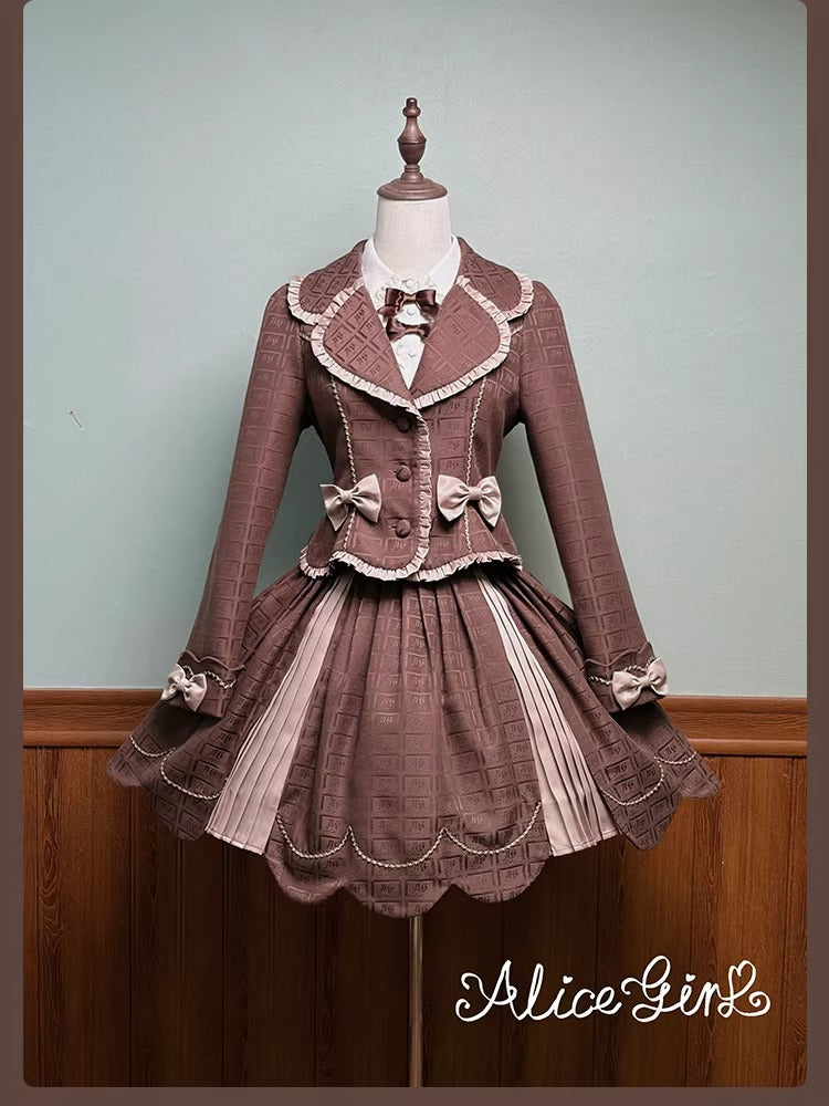 【受注予約~3/3】Chocolate Bear ジャンパースカート・スカート【Alice Girl】