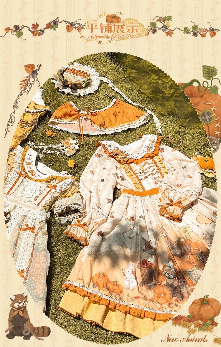 [Pre-orders open until October 2nd] Autumn Harvest in the Hill One-Piece Dress [Flowers and Pearl Box]