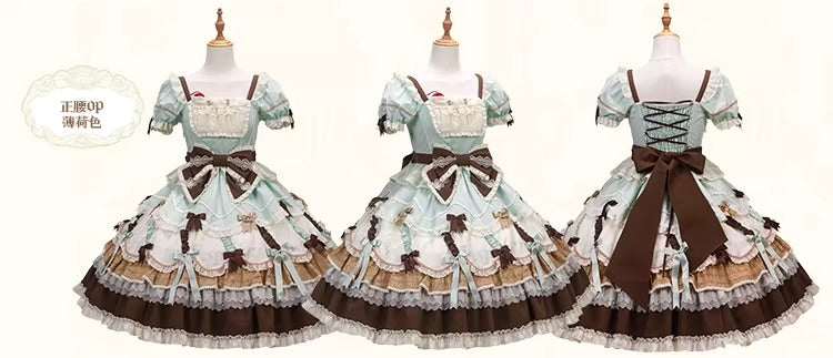 【受注予約~1/26】CupCakes ワンピース【花与珍珠匣】