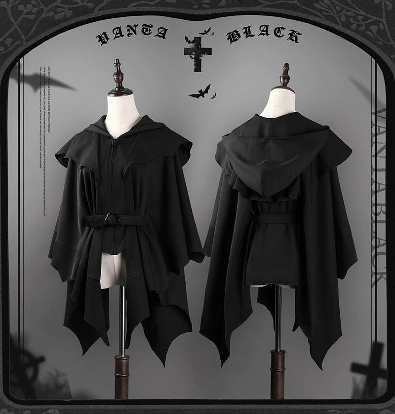 コウモリフード付きマント【VantablackStudio】 – Epetice