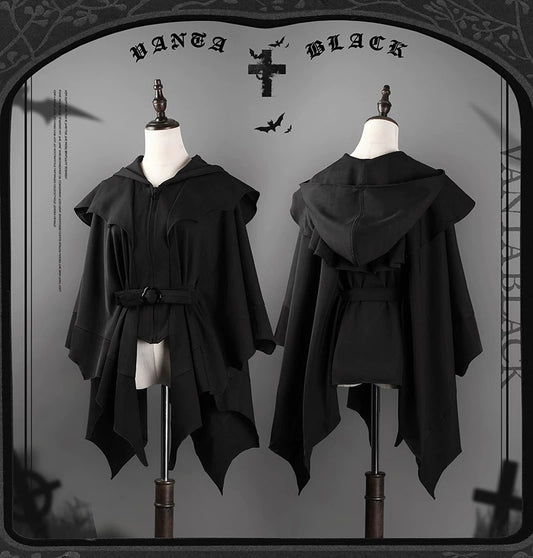 【受注予約~5/25】コウモリフード付きマント【VantablackStudio】