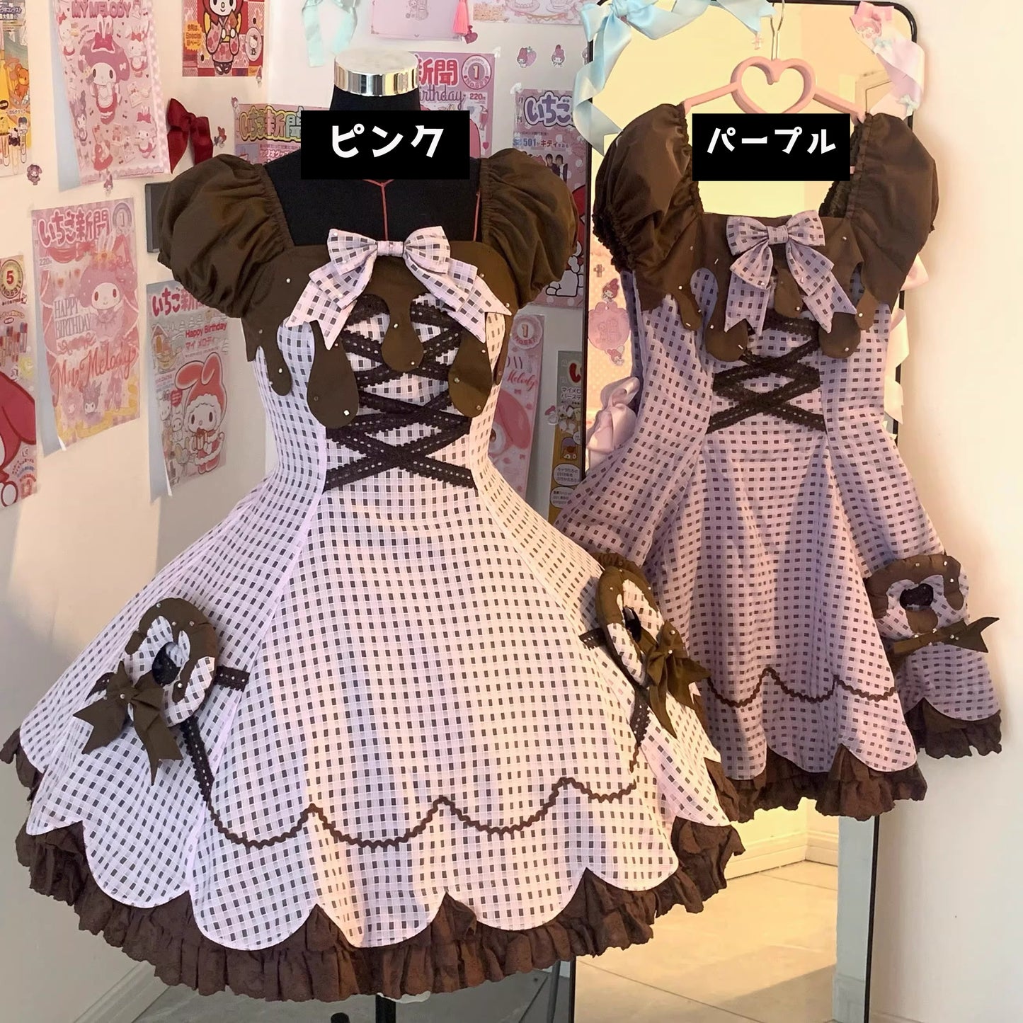 【受注予約~11/5】チョコレートドット アクセサリー【Sugar Cookies】