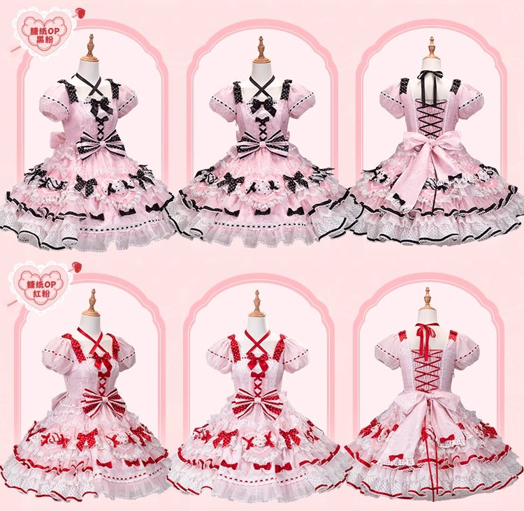 【受注予約~12/8】Candy Wrapper ワンピース【花与珍珠匣】