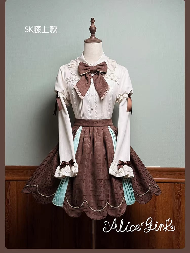 【受注予約~3/3】Chocolate Bear ジャンパースカート・スカート【Alice Girl】